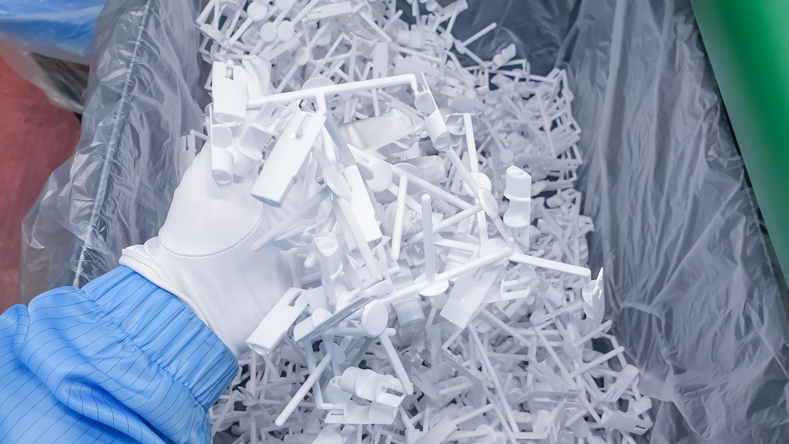 Plastic product parts. made from plastic injection molding machi